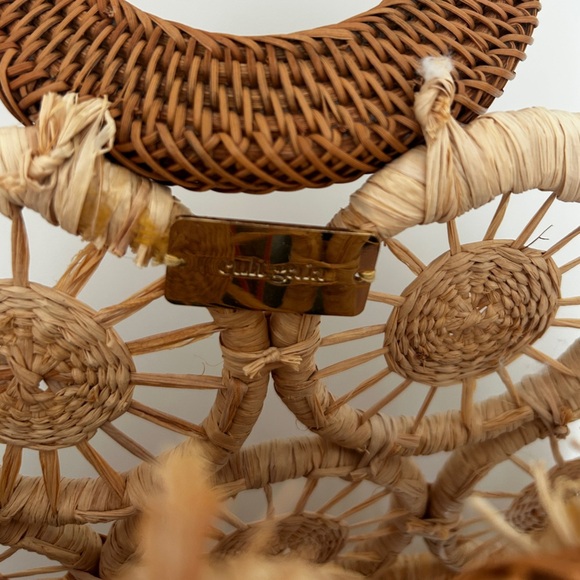 Cult Gaia Stella Round Straw Raffia Bag Small NWT - Picture 11 of 11